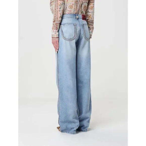 Just Cavalli Pants Woman Blue